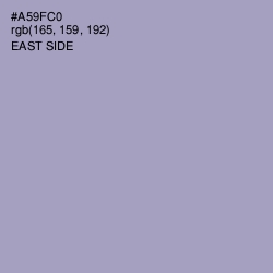 #A59FC0 - East Side Color Image